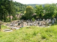 Ansicht des oberen Teiles des Friedhofes